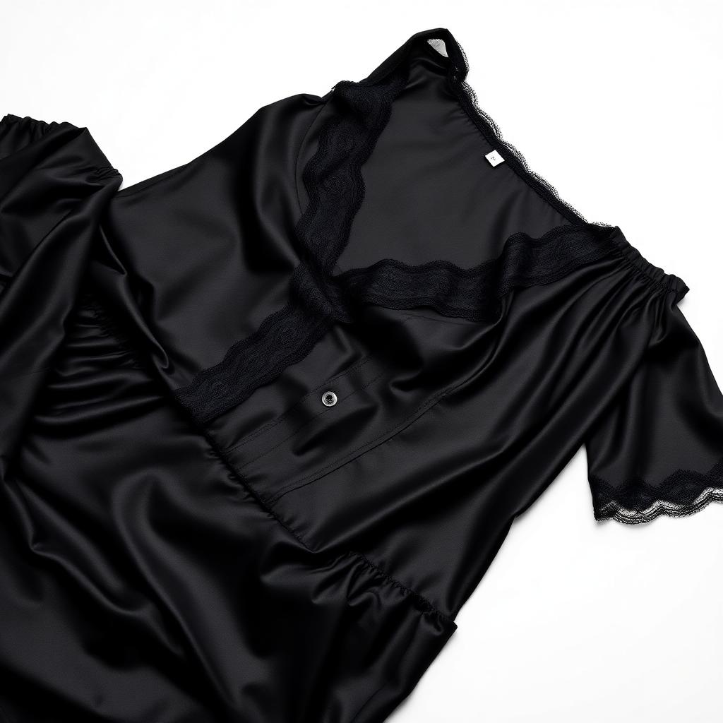 Pijama Cetim Noir