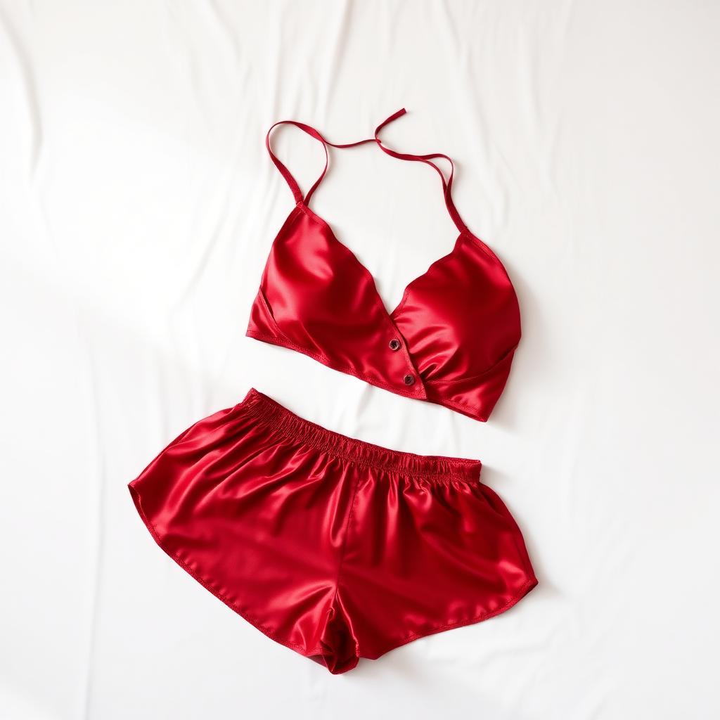 Pijama Silk Rouge